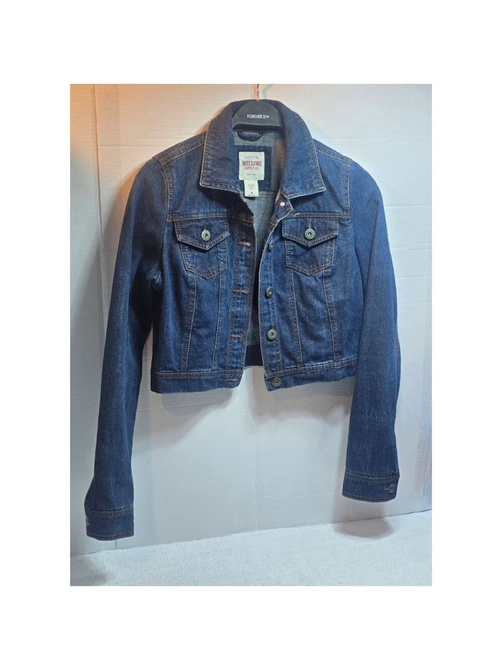 Women's Mossimo Supply Co Blue Denim Jean Jacket M